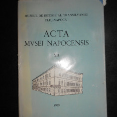 Acta Musei Napocensis volumul 12 (1975, editie cartonata)
