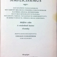 A kalandos Simplicissimus - 1031 (carte pe limba maghiara)