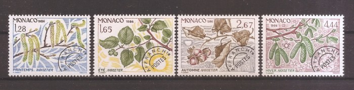 Monaco 1986 - Cele patru anotimpuri ale anului - Preanulate, MNH