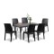 Set mobilier de grădină Pauli 6+1, grafit