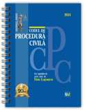 Codul de procedură civilă: Ianuarie 2024 (ediție spiralată) - Hardcover - Dan Lupaşcu - Universul Juridic