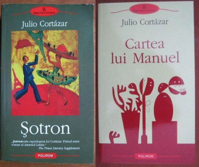 Julio Cortazar - Sotron + Cartea lui Manuel (Polirom) modernist Borges Llosa Eco foto