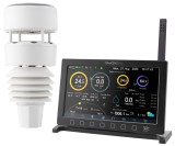 Statie meteo profesionala GoGEN ME 9900, afisaj color, aplicatie SMART, senzori de ploaie, temperatura, vant si umiditate, negru