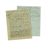 Mihail Sadoveanu, manuscris al unui articol ce prezinta ocupa?ia Bucure?tiului in Primul Razboi Mondial, cca. 1917 - D