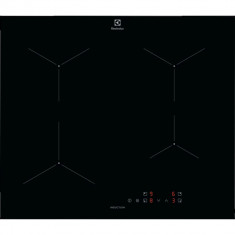 Plita incorporabila Electrolux LIL61424C, Inductie, 4 zone de gatit, Touch control, Negru