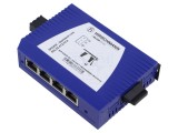 Switch Ethernet neadministrabil HIRSCHMANN 5 porturi, alimentare 9,6-32V DC