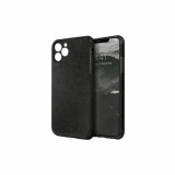 Cumpara ieftin Husa Cover Leather Uniq Sueve pentru iPhone 11 Pro Max Negru