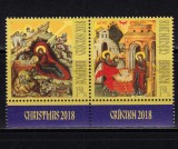 Cumpara ieftin RO 2018 ,LP 2219 , &quot;Craciun 2018 &quot; ,serie punte T I si tabs (sus sau jos!),MNH, Nestampilat