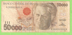 BRAZILIA 50.000 CRUZEIROS / 1992. foto
