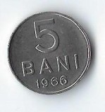 Moneda 5 bani 1966 - Romania