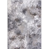 Covor Model Kolibri 18098-BG19, Marime 80 x 150 cm, Gri, Maro, Inaltime Fir 9 mm, Antialergic, Polipropilena, Living, Dormitor, Hol
