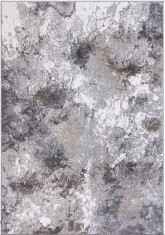 Covor Model Kolibri 18098-BG19, Marime 80 x 150 cm, Gri, Maro, Inaltime Fir 9 mm, Antialergic, Polipropilena, Living, Dormitor, Hol