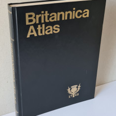 Britannica Atlas 1768 Enciclopedia Britanica, 38x29 cm, piele, USA1994