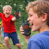 Set Walkie Talkie 2 buc, Negru, Rază de acțiune 300m, CMCLASS