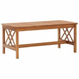 Cumpara ieftin Masa de cafea, 102 x 50 x 43 cm, lemn masiv de acacia