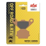 SBS - plăcuțe de fr&acirc;nă 586SI - Offroad &amp; ATV [Sinter / Carbon]