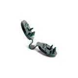 Set 20 clipsuri negre din plastic, fixare plasa de umbrire pe sarma, cleme rotunde, 46428R