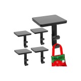 4 bucăți c&acirc;rlige pentru ciorapi de Crăciun, suporturi premium din metal pentru ciorapi de șemineu, accesorii practice pentru petreceri de Crăciun, ghi