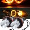 Set 2 Becuri Led Marker Angel Eyes BMW E39 E60 E61 E39 E63 E64 E65 E66 E83 X5 BMW, galben