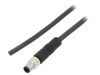 Conector M5 3P Neecranați IP67 Aurit