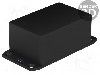 Carcasa ABS, 56mmx85mmx39mm, IP54, HAMMOND - 1591LSFLBK