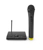 Microfon wireless Nedis 1 canal cu autonomie receptor 5 ore negru
