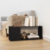 Gossi comoda tv, negru, 80x24x32 cm, pal