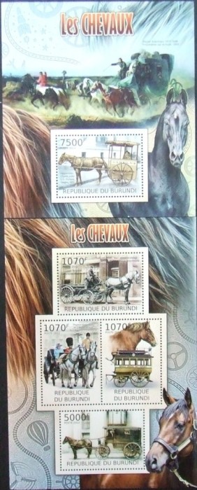 REP.BURUNDI - CAI SI TRASURI-1 M/SH+ 1 S/SH-MNH** - RBU 119