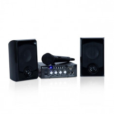 Auna Karaoke Star 1, set de karaoke, 2 x 50 W max., BT, USB/SD, Line-In foto