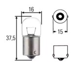 Bec pozitie ciresa auto R5W OSRAM 24V; 5W; original; BA15s; 5627, 10 buc.