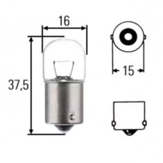 Bec pozitie ciresa auto R5W OSRAM 24V; 5W; original; BA15s; 5627, 10 buc.