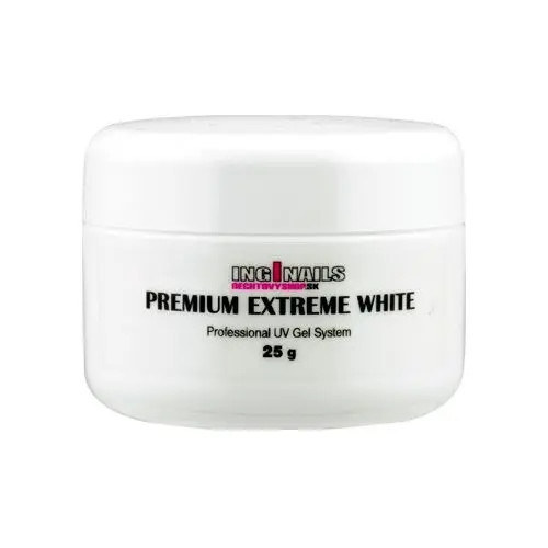 Gel UV Inginails - Premium Extreme White 25g