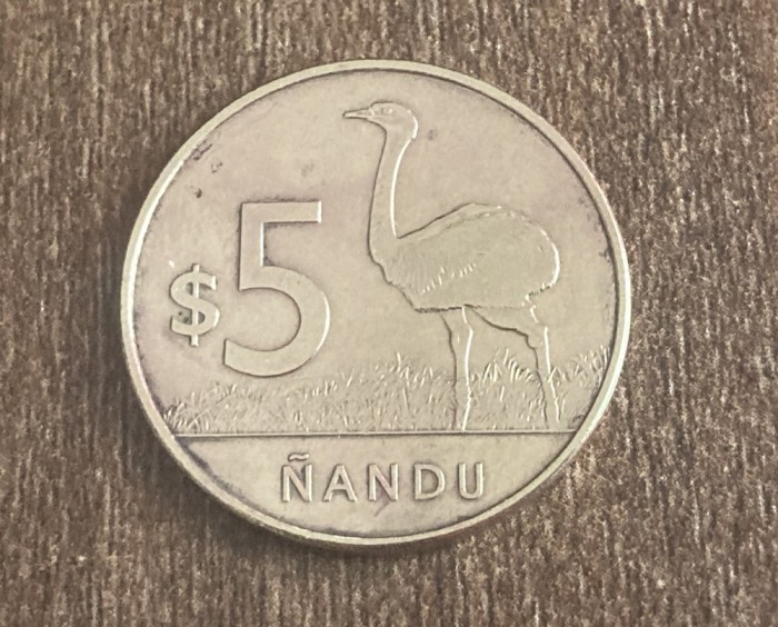 C50 - Moneda foarte veche - Uruguay - 5 peso - 2011