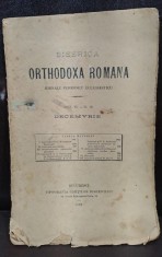 Biserica ortodoxa romana, jurnal periodic eclesiastic nr.12/1882