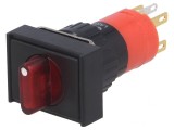Comutator rotativ 2 poziții 3A/220VAC 2A/24VDC