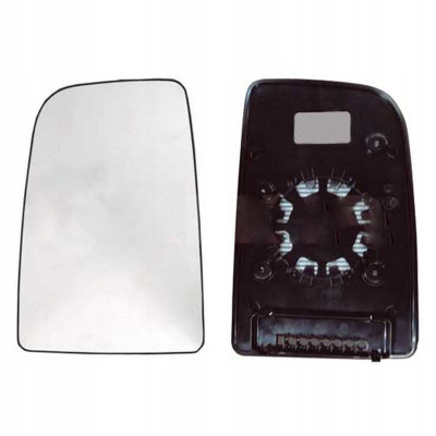 Geam oglinda Mercedes Sprinter 2524 07.2018, VW Crafter 12.2017, Stanga, Crom, Fara incalzire, Convex, BestAutoVest 5065548E superioara, fixare foto