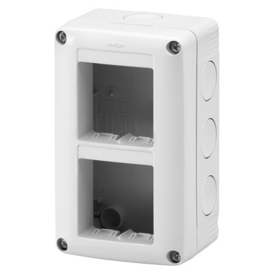 Doza PT 4M (2+2) verticala IP40 Gewiss System Gri GW27021 foto
