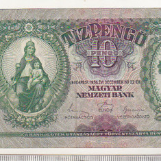 bnk bn Ungaria 10 pengo 1936