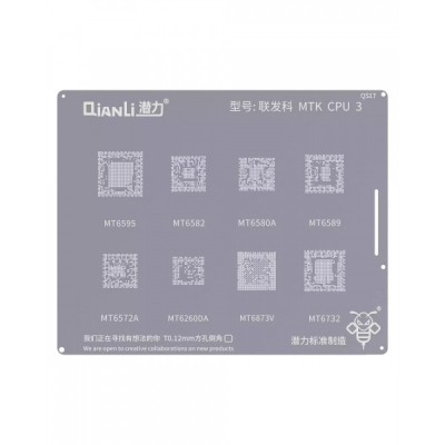 Sita BGA QIANLI QS17 pentru CPU MediaTek 6500 / 6200 / 6700 / 6800 Series foto