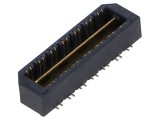 Conector PCB-PCB tată SAMTEC PIN 28 0,8mm QTE aurit SMT soclu 2A
