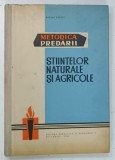 METODA PREDARII STIINTELOR NATURALE SI AGRICOLE de TRAIAN TRETIU , 1966