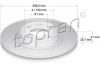 Disc frana DACIA LOGAN EXPRESS (FS) (2009 - 2016) TOPRAN 700 180