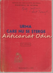 Urma Care Nu Se Sterge. Uz Intern (Amprenta Digitala) foto