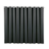 Draperie opaca cu inele Jemidi, 300 x 245 cm, Gri, Poliester, 55275.22.02