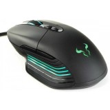 Mouse gaming Riotoro Nadix, Iluminare RGB, Negru