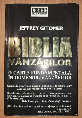 Jeffrey Gitomer - Biblia v&amp;acirc;nzărilor foto