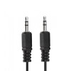 Cablu auxiliar Jack 3.5 mm tata - Jack 3.5mm tata , 10 cm , negru