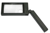 Lupa cu maner pivotant lumina LED si marire de 2x si 6x
