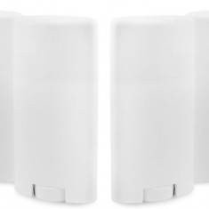 Oua / 75ml recipiente goale pentru deodorant (8-Pack); PP fără BPA Plastic White