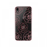 Carcasa iPhone XR Devia Camellia Rose Gold